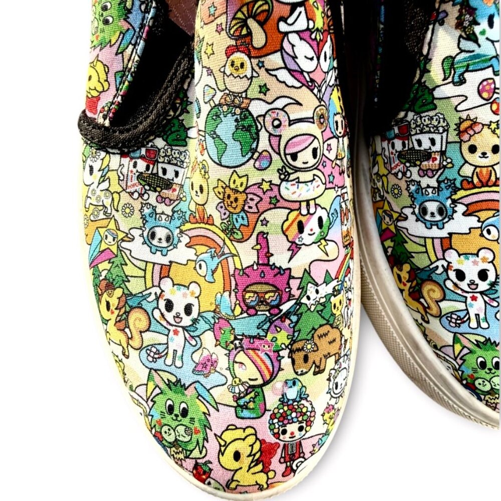 Skechers X Tokidoki: Poppy - Groovy Day Slip-On Shoes Limited Edition Sz 6.5 View 6